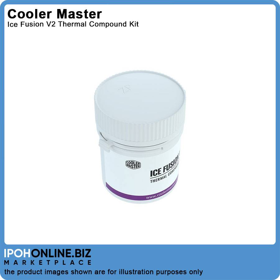 Cooler Master Ice Fusion V2 Wärmeleitpaste – 40 G, Hohe Leitfähigkeit, Für CPU & GPU